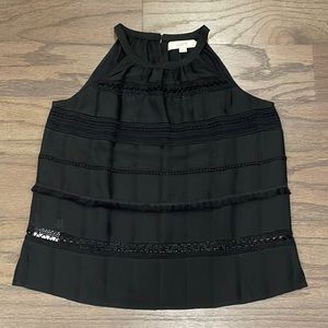 NWOT LOFT Petite Black Halter Top - Size XSP